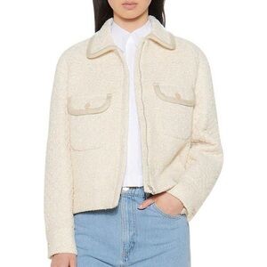 Sandro Tedy Tweed Metallic Jacket